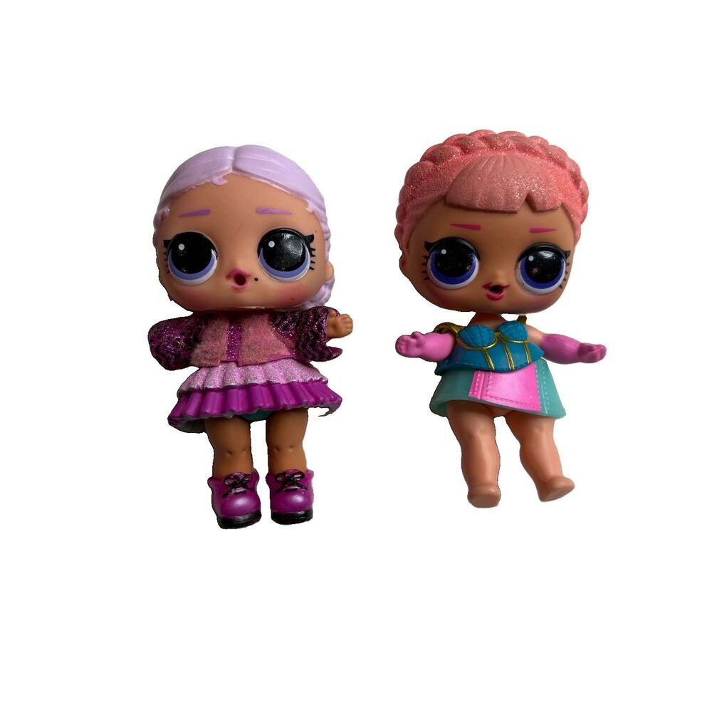 Authentic L.O.L. Surprise Dolls Showbaby and Ice Skater Played with